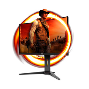 AOC 24-Inch Curved Frameless Gaming Monitor FHD 1920 X 1080 1500r VA Panel 1ms MPRT 144Hz FreeSync | C24G1