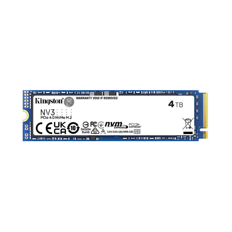 KINGSTON NV3 NVMe M.2 PCIe 4.0 SSD – High-Speed Storage in 4TB | SNV3S/4000G