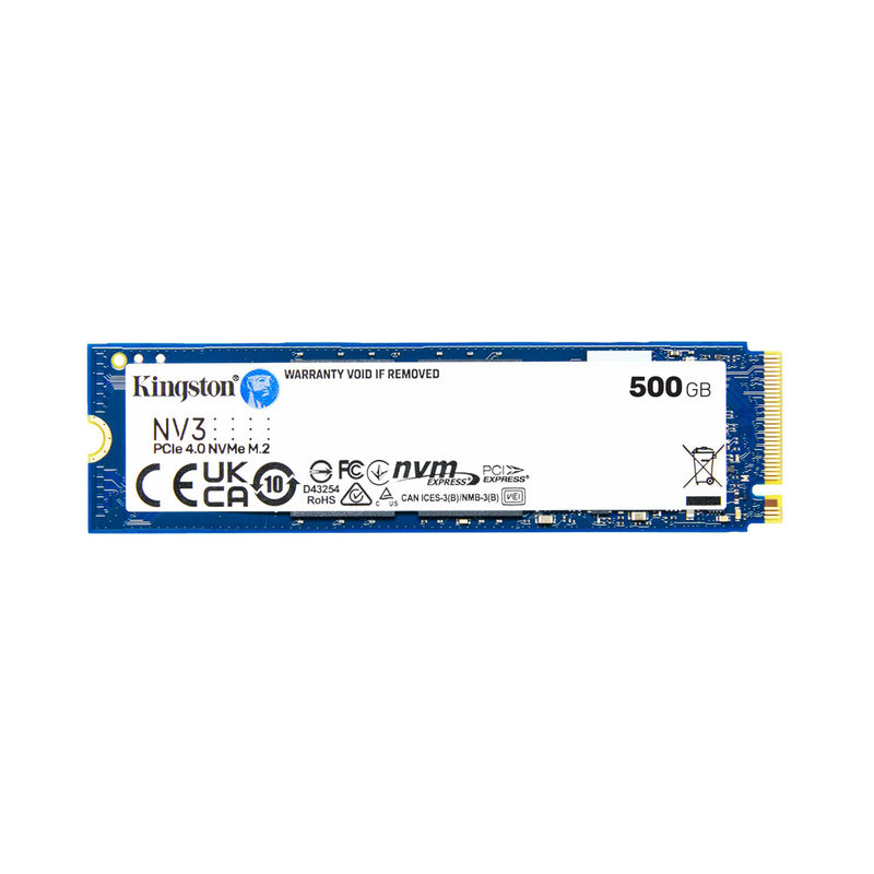 KINGSTON NV3 NVMe M.2 PCIe 4.0 SSD – High-Speed Storage in 500GB | SNV3S/500G