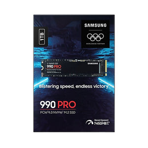 SAMSUNG 990 Pro PCIe 4.0 NVMe M.2 SSD – High-Speed Storage in 1TB | MZ-V9P1T0BW