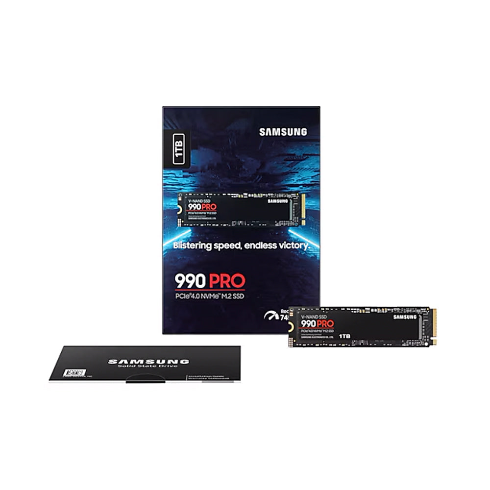 SAMSUNG 990 Pro PCIe 4.0 NVMe M.2 SSD – High-Speed Storage in 1TB | MZ-V9P1T0BW