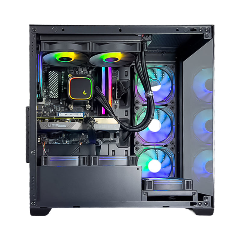 Battlestar 4070Ti Super Gaming PC - Core i7-12700(F) | RTX 4070Ti Super 16GB | 32GB DDR4 RAM | 1TB SSD | 240mm Liquid Cooler | Desktop Computer