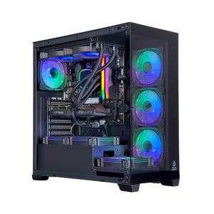 Battlestar 4070Ti Super Gaming PC - Core i7-12700(F) | RTX 4070Ti Super 16GB | 32GB DDR4 RAM | 1TB SSD | 240mm Liquid Cooler | Desktop Computer