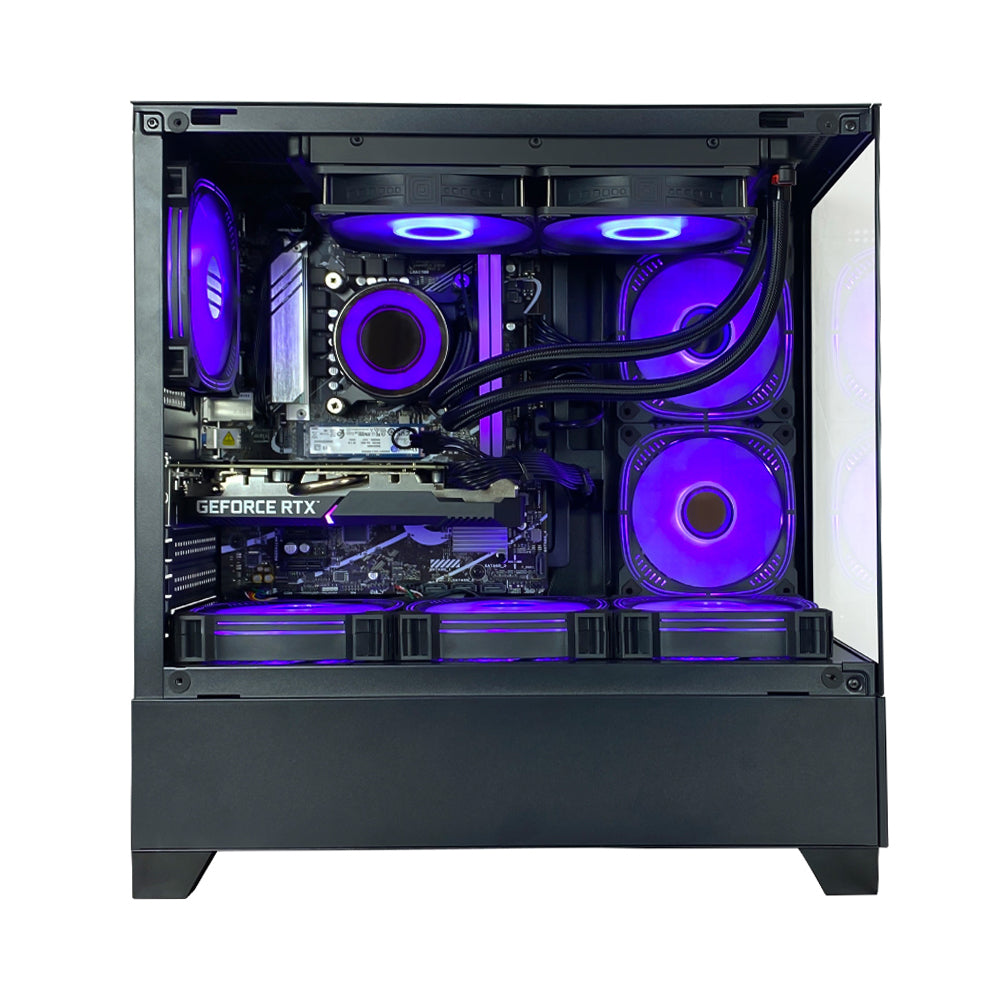 Battlestar Gaming PC - Core i7-12700(F) | RTX 4070 12GB | 32GB DDR4 RAM | 2TB SSD + 2TB HDD | 240mm Liquid Cooler | Desktop Computer