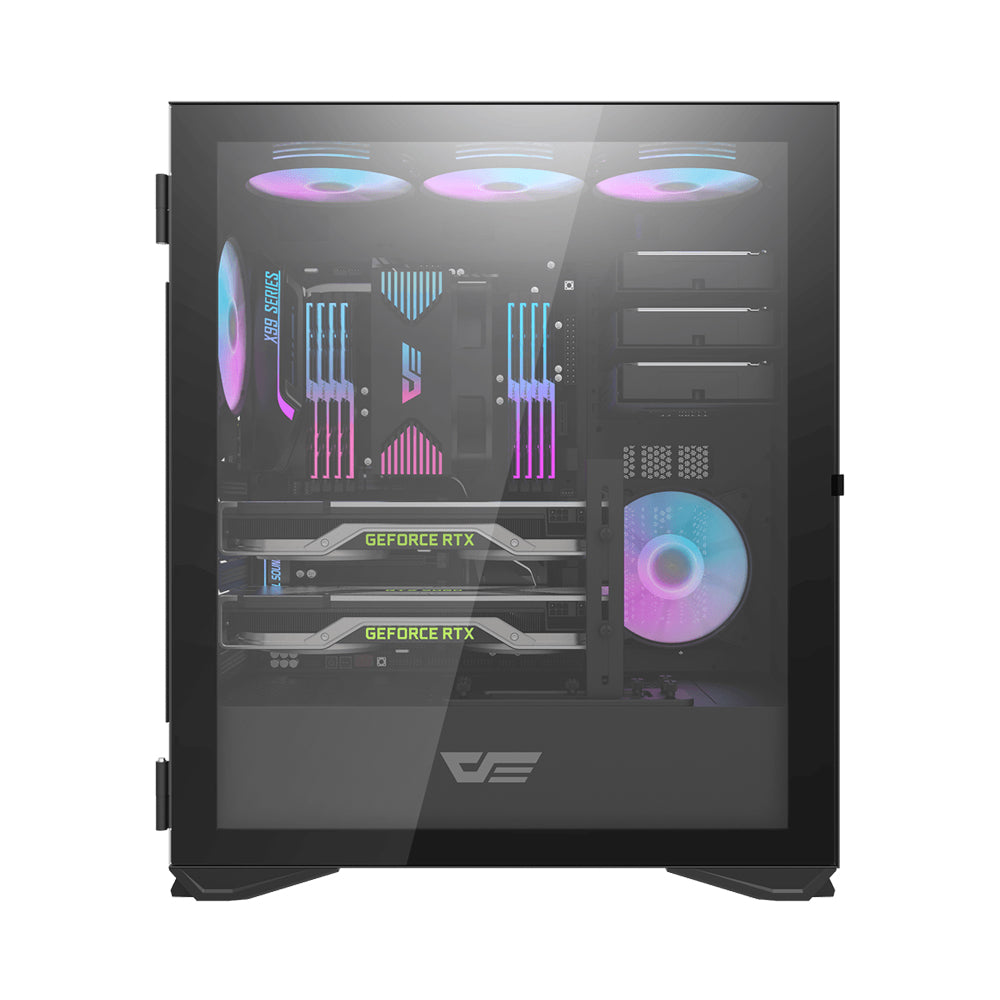 GAME SEKRET Nova Skye Gaming PC - Core i5-12400(F) | RTX 4060 8GB | 32GB D4 RAM | 1TB SSD + 1TB HDD | ARGB Air Cooler | Desktop Computer