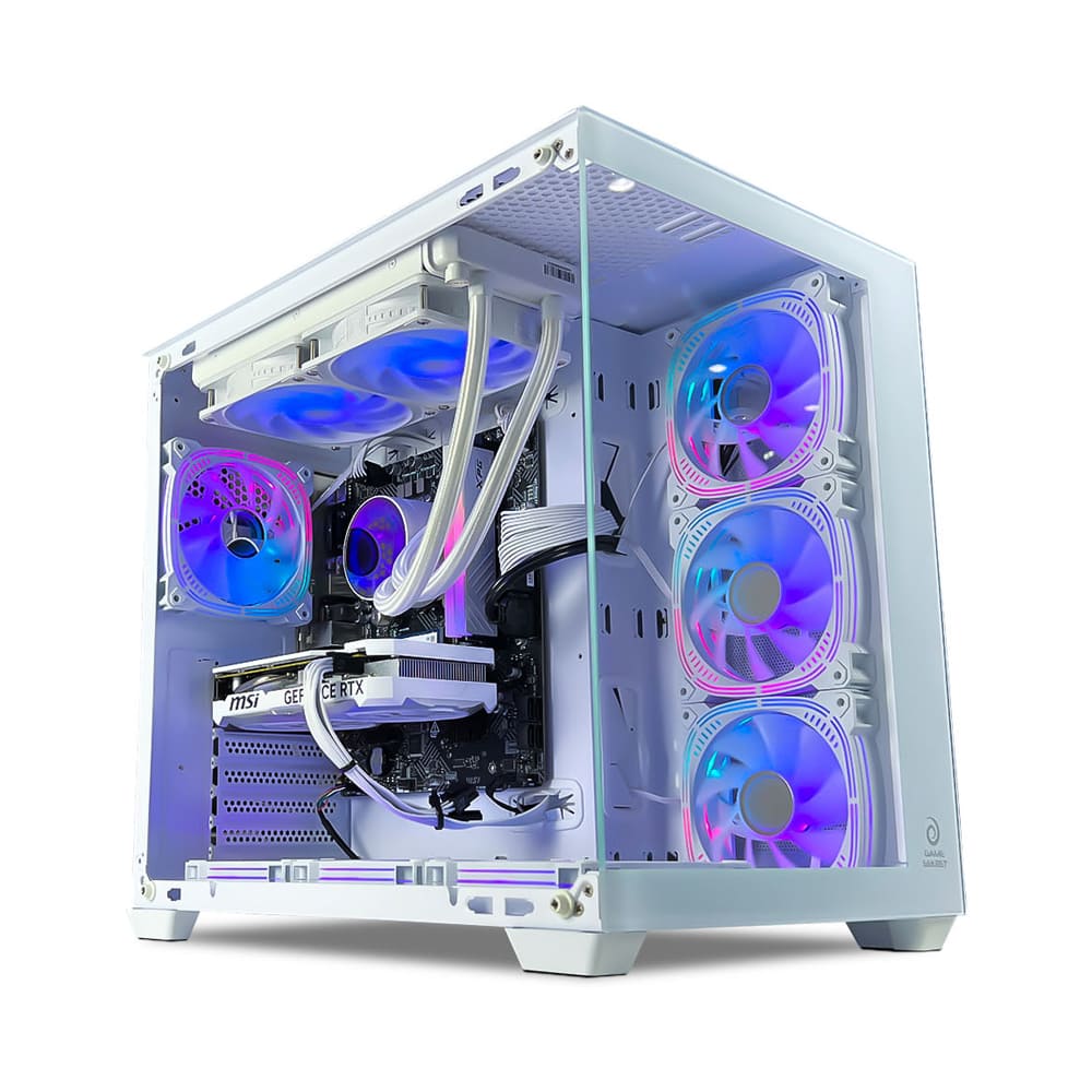 GAME SEKRET Opus Max Gaming PC - Core i7-12700K(F) | RTX 4070Ti 12GB | 32GB D4 RAM | 1TB SSD | 240mm AIO Liquid Cooler | Desktop Computer Tower