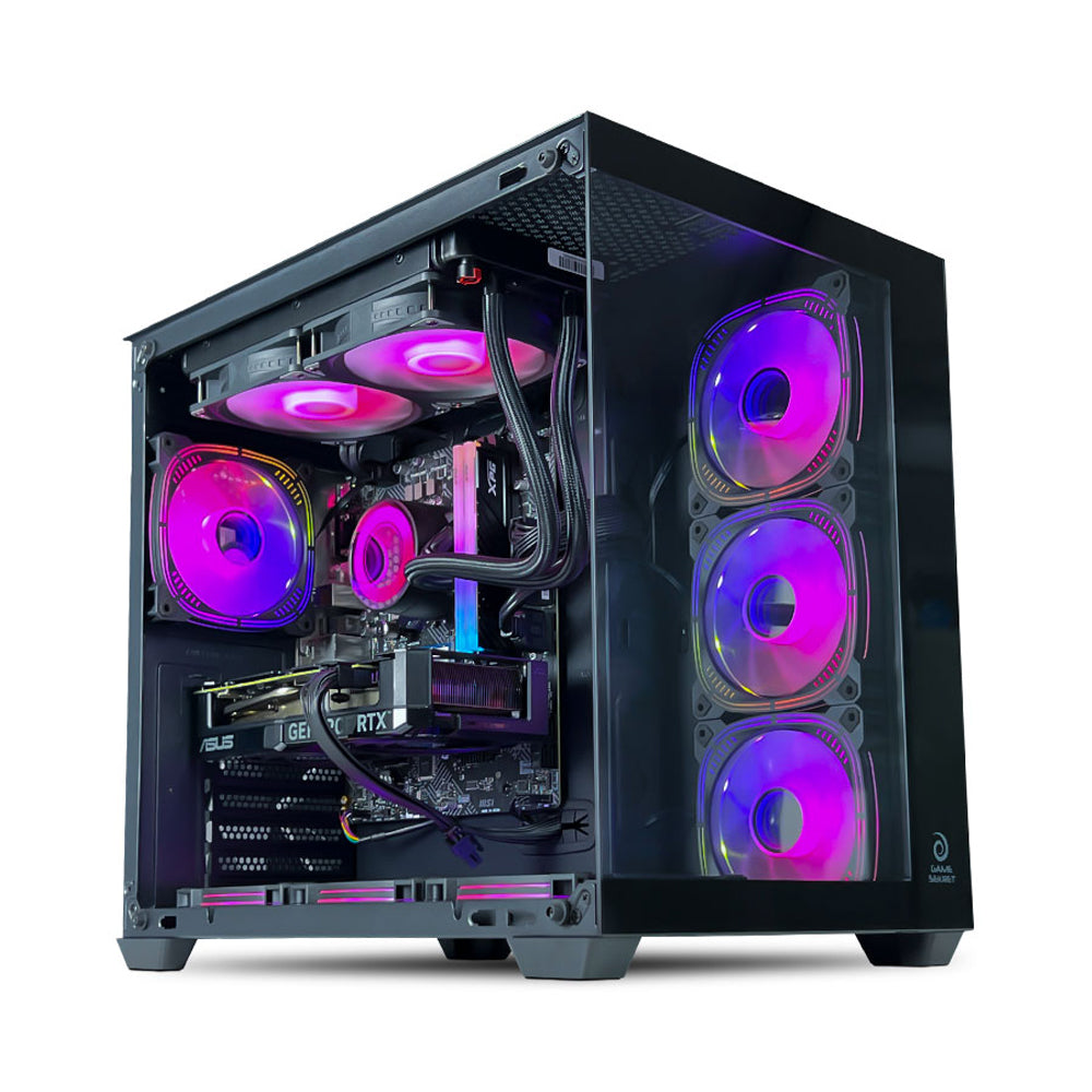 GAME SEKRET Deluxe Pro Gaming PC - Core i5-14600K(F) | RTX 4060 8GB | 32GB D4 RAM | 1TB SSD | 240mm AIO Liquid Cooler | Desktop Computer