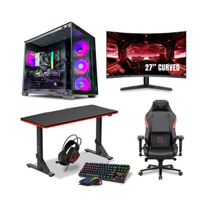 GAME SEKRET Superpack Gaming PC Bundle - Core i5-13400(F) | RTX 4060 8GB | 16GB D4 RAM | 1TB SSD | ARGB Air Cooler | 27