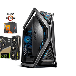 GAME SEKRET Obsidian Gaming PC - AMD Ryzen 9-7950X3D | RTX 5080 16GB | 96GB D5 6400MHz RAM | 990 Pro 2TB SSD | 360mm Liquid Cooler | Desktop Tower