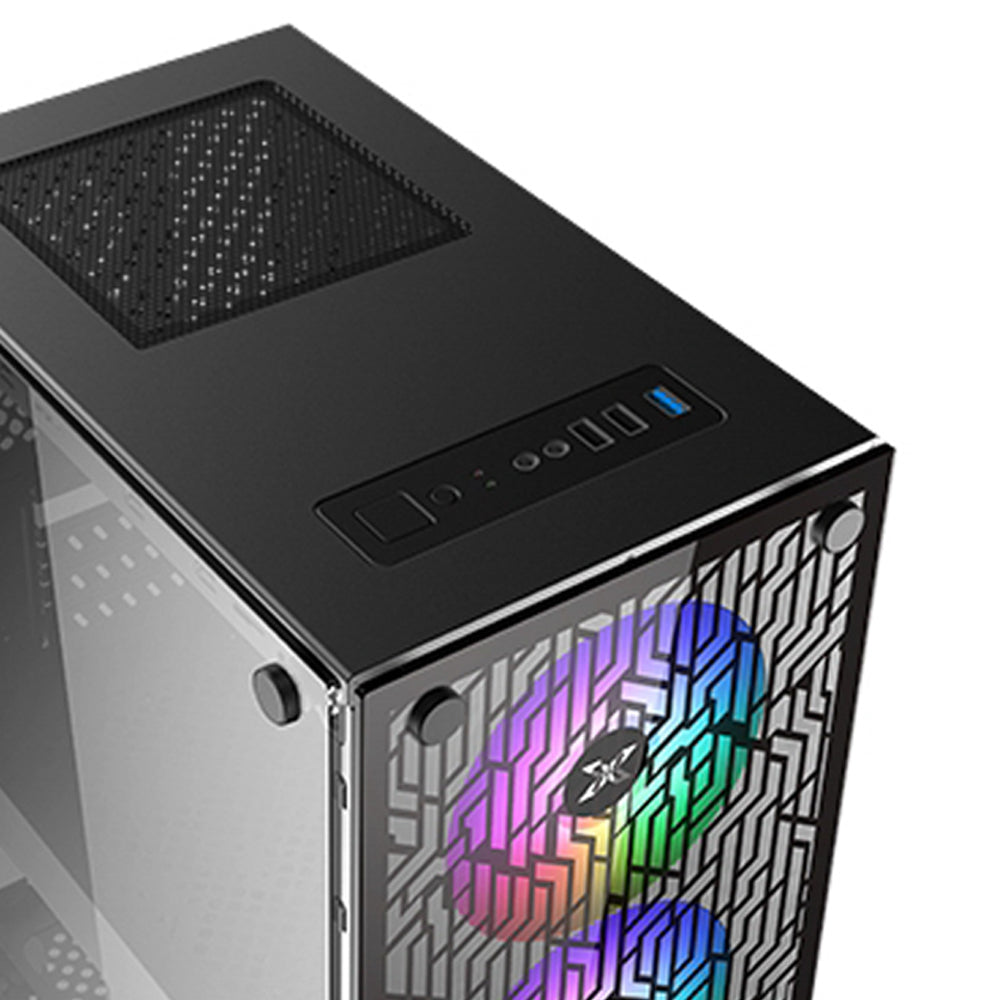 GAME SEKRET Apex Gaming PC - Core i5-13400(F) | RTX 4060 GPU | 16GB D4 RAM | 2TB SSD + 2TB HDD | ARGB Air Cooler | Desktop Computer