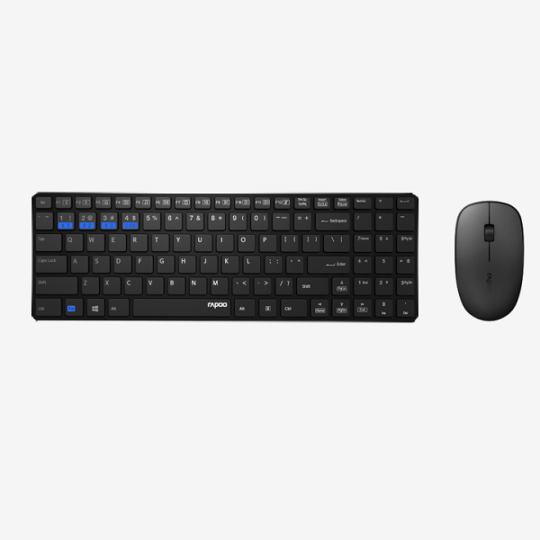 RAPOO 9300M KEYBOARD+MOUSE COMBO- BLACK