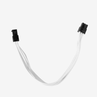 RAIDMAX SLEEVED EXTENSION 6PIN PCI CONNECTOR-WHITE