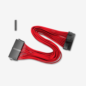 DEEPCOOL PSU CABLE EC300-24 PIN RED SLEEVED