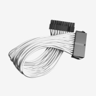 DEEPCOOL PSU CABLE EC300-24 PIN WHITE SLEEVED