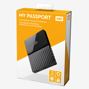 WD 2TB MYPASSPORT EXTERNAL HARD DRIVE