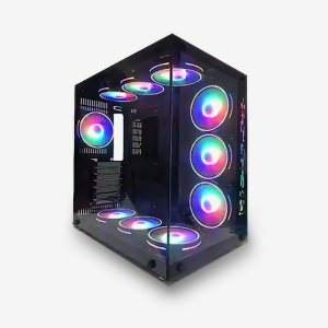 DESKOOZE ROBIN 2 - 9 RGB FANS GAMING PC CASE