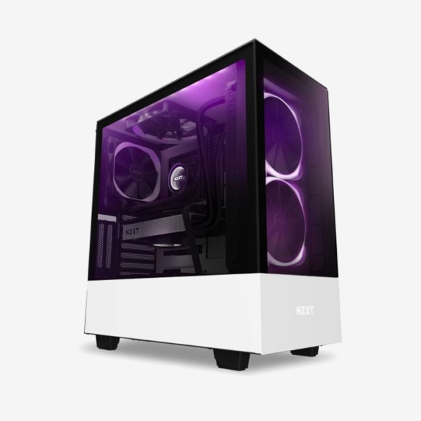 NZXT H510 ELITE TEMPERED GLASS COMPACT ATX MID TOWER - WHITE | CA-H510E-W1