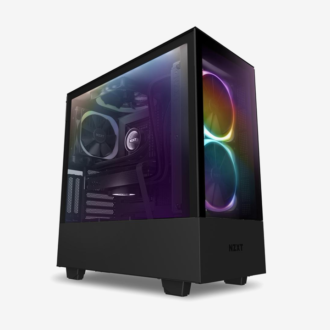 NZXT H510 ELITE TEMPERED GLASS COMPACT ATX MID TOWER – BLACK | CA-H510E-B1