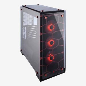 Corsair Crystal 570X Red RGB Atx Mid Tower Case