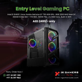 Beginer Gaming PC AED 2480