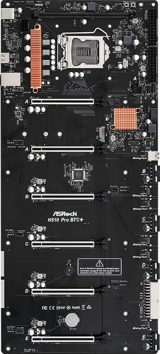ASRock H510 PRO BTC+ Intel Motherboard