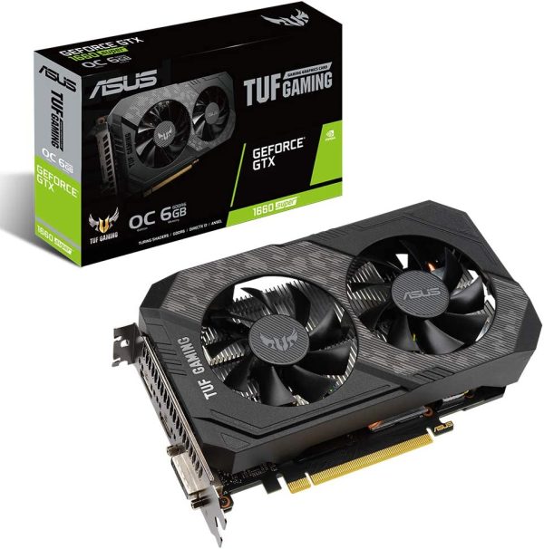 Asus TUF GeForce GTX 1660Super OC Edition 6GB GDDR6 192-bit, PCI Express 3.0 Graphics Card