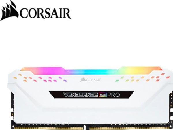 CORSAIR Vengeance RGB Pro WH 16GB (2 x 8GB), 288-Pin DDR4, 3600hz Gaming Memory White