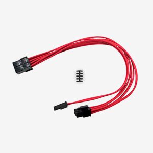 DEEPCOOL PSU CABLE EC300-CPU8P RED SLEEVED - EC300-CPU-8P-RD