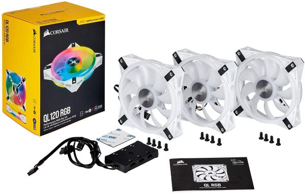 Corsair QL120 RGB White Triple Fan Cooler