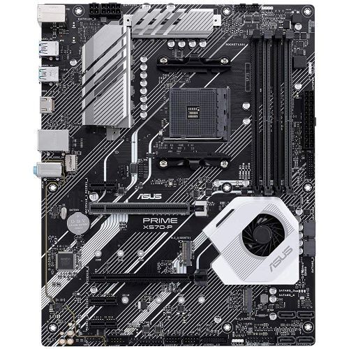 Asus M/B PRIME X570-P AMD AM4 ATX motherboard with ARGB (AMD)- Motherboard