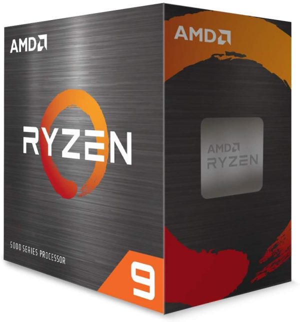 AMD Ryzen 9 5900X, 12 core Desktop Processor, 24 Threads, 3.7 GHz Up to 4.8 GHz, Package AM4, Zen 3 Core Architecture, StoreMI Technology, Medium