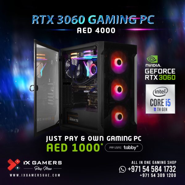 RTX 3060 - AED 4000 Gaming PC build