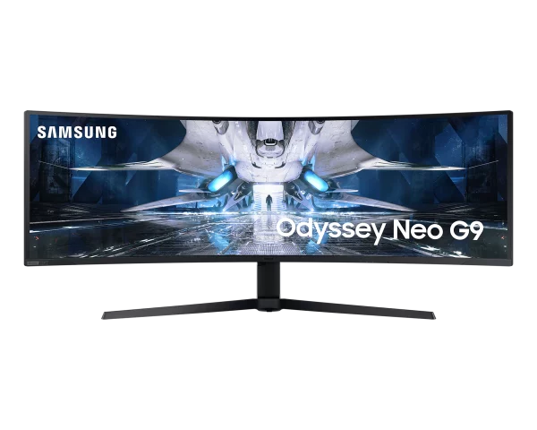 Samsung Odyssey Neo G9 49 Curved DQHD Resolution 5120 x 1440, 240Hz 1ms LS49AG950 Gaming Monitor
