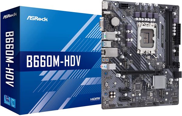 ASRock B660M-HDV PCIe 4.0 mATX Motherboard