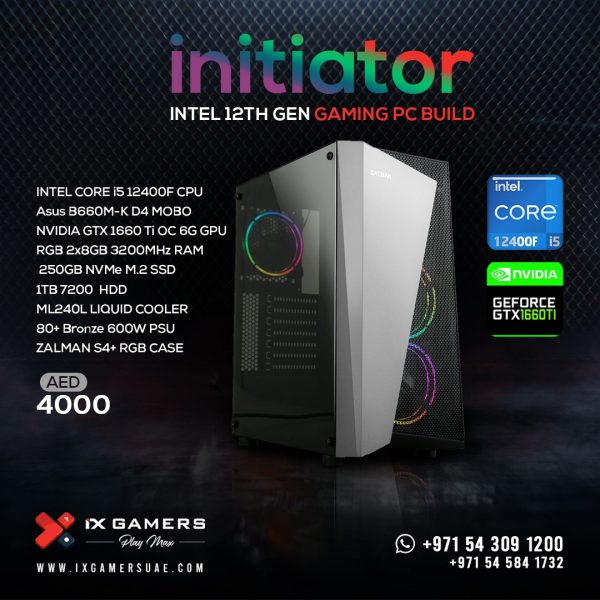 Initiator - Intel 12th Gen. Gaming PC Build