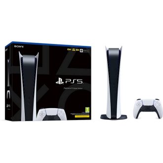 Sony Playstation 5 Console – PS5 Bundle (TRA – Digital Edition 825Gb) – 1 Yr Jumbo Warranty