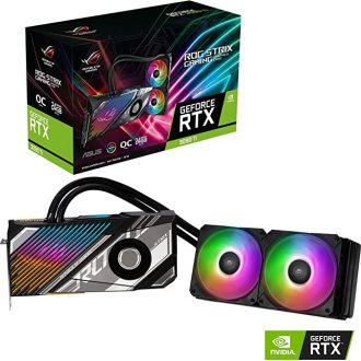 ASUS ROG Strix LC NVIDIA GeForce RTX 3090 Ti OC Edition Gaming Graphics Card