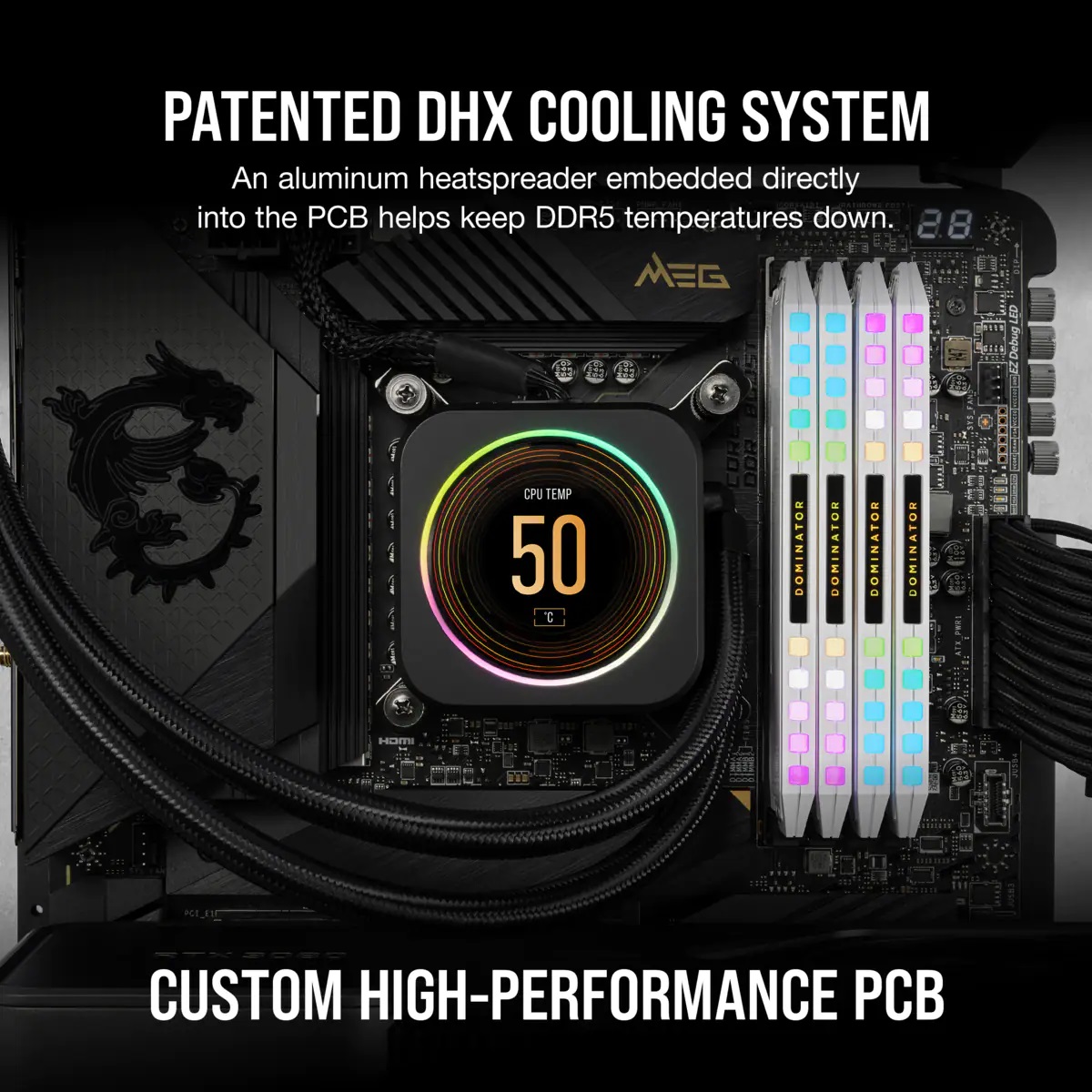 DOMINATOR® PLATINUM RGB 64GB (2x32GB) DDR5 DRAM_4