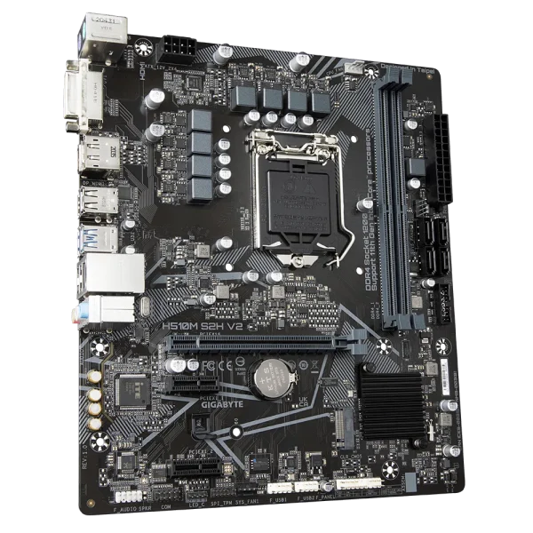 Gigabyte H510M S2H V2 LGA1200 PCIe 4.0 Micro ATX DDR4 Motherboard