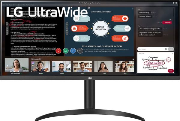 LG 34WP550 34'' UltraWide 75Hz Refresh Rate, 5ms Gtg Response Time Full HD IPS Monitor