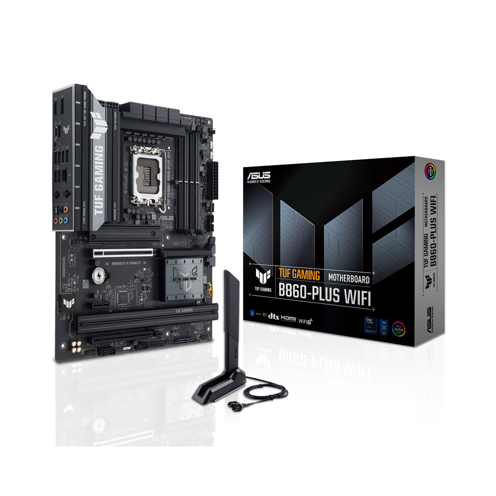 ASUS TUF GAMING B860-PLUS WIFI DDR5 LGA 1851 ATX Motherboard - Black | 90MB1JL0-M0EAY0