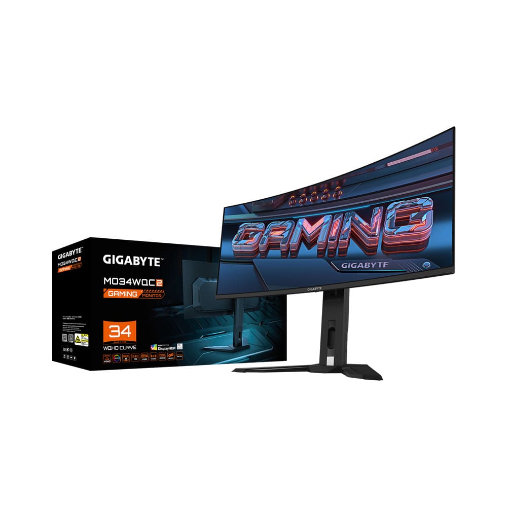 GIGABYTE 34-Inch Gaming Monitor MO34WQC2 WQHD OLED 240Hz 0.03ms - Black | MO34WQC2-EK - Image 7