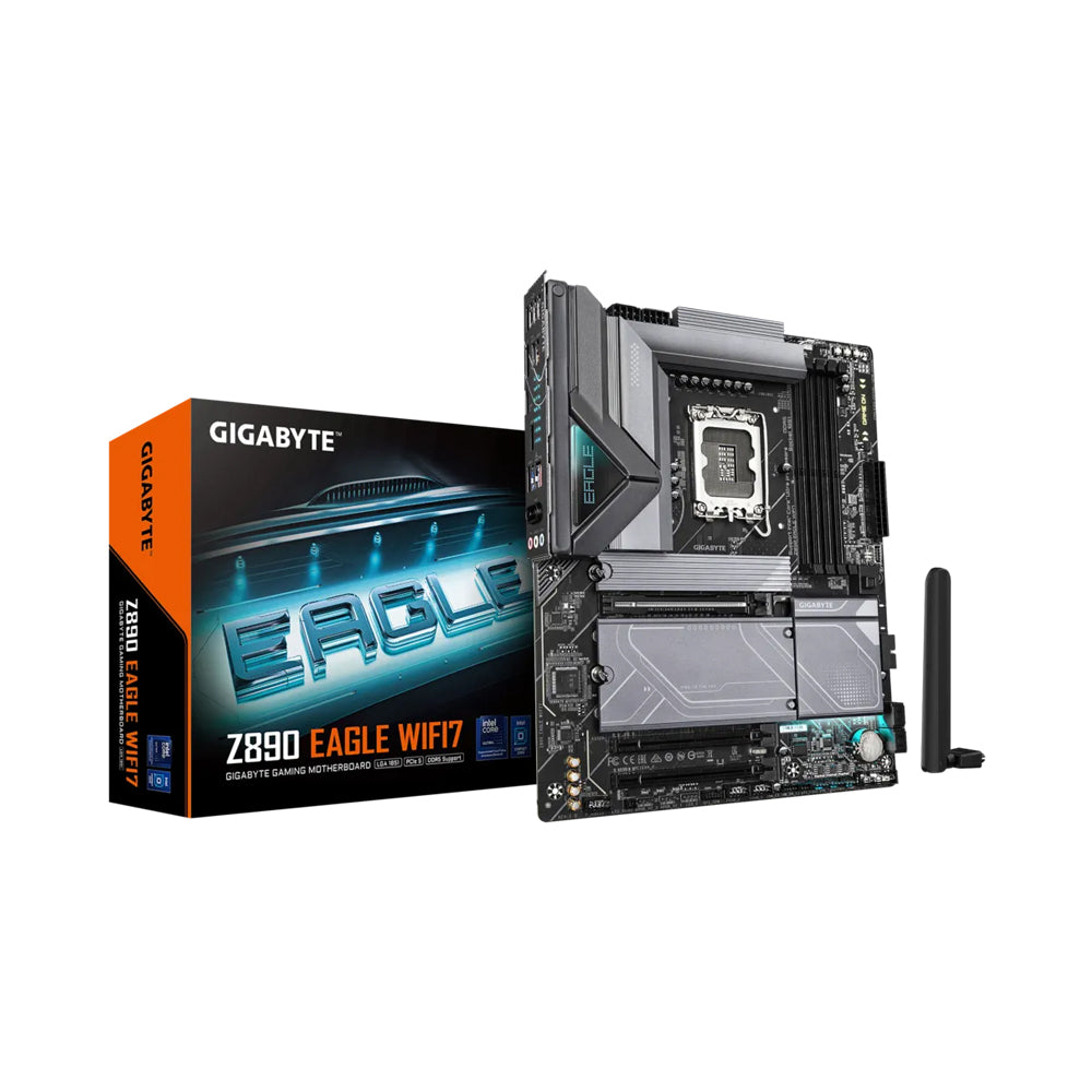 GIGABYTE Z890 Eagle WiFi-7 DDR5 LGA 1851 ATX Motherboard - Black | Z890-EAGLE-WIFI7