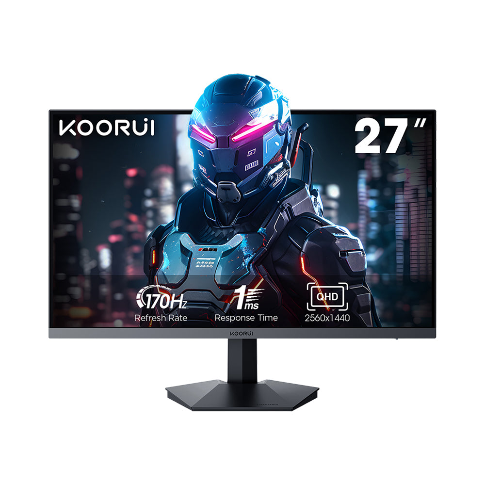 KOORUI 27-Inch Gaming Monitor IPS QHD 2560 x 1440 170Hz 1ms | GN07