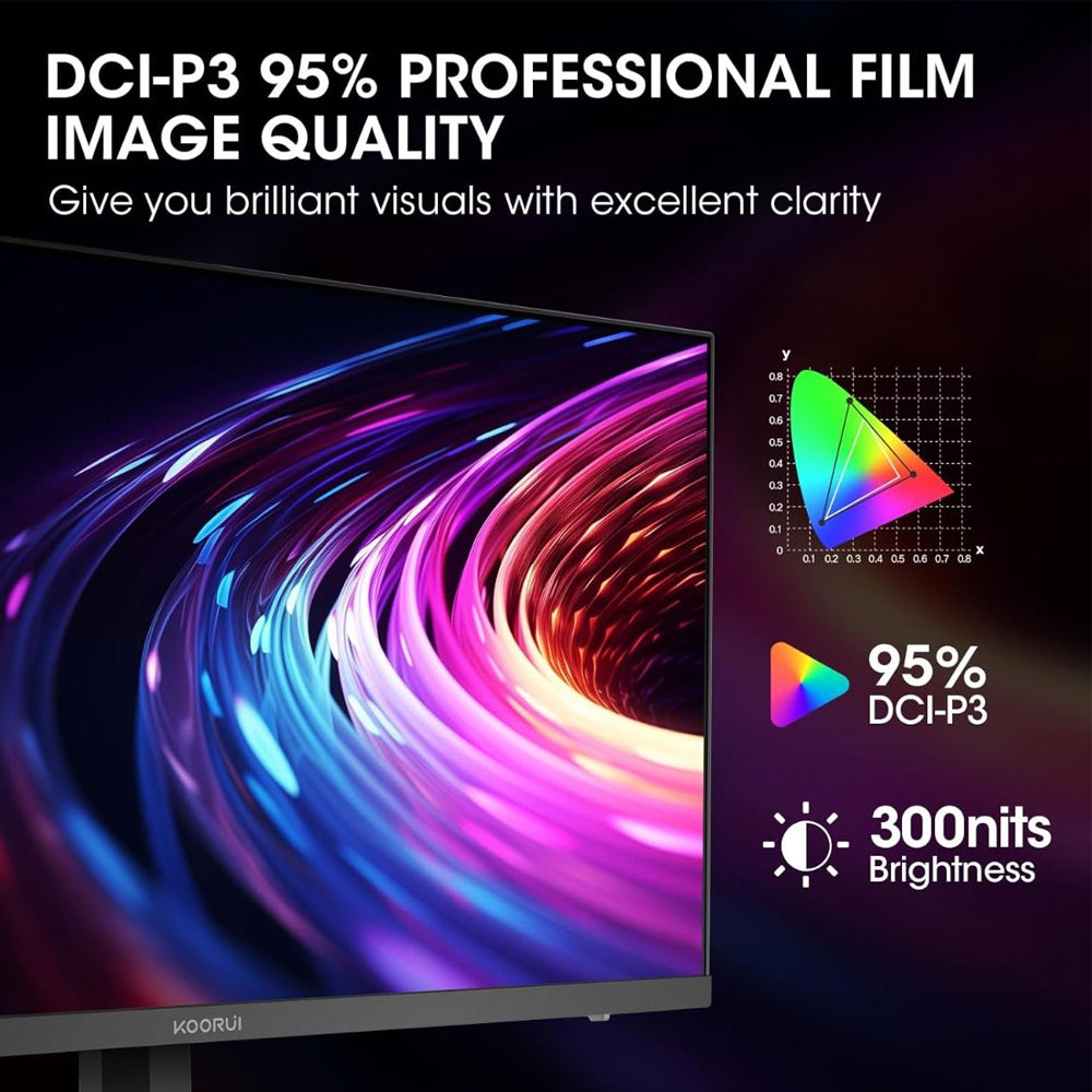 KOORUI 27-Inch Gaming Monitor IPS QHD 2560 x 1440 170Hz 1ms | GN07 - Image 3