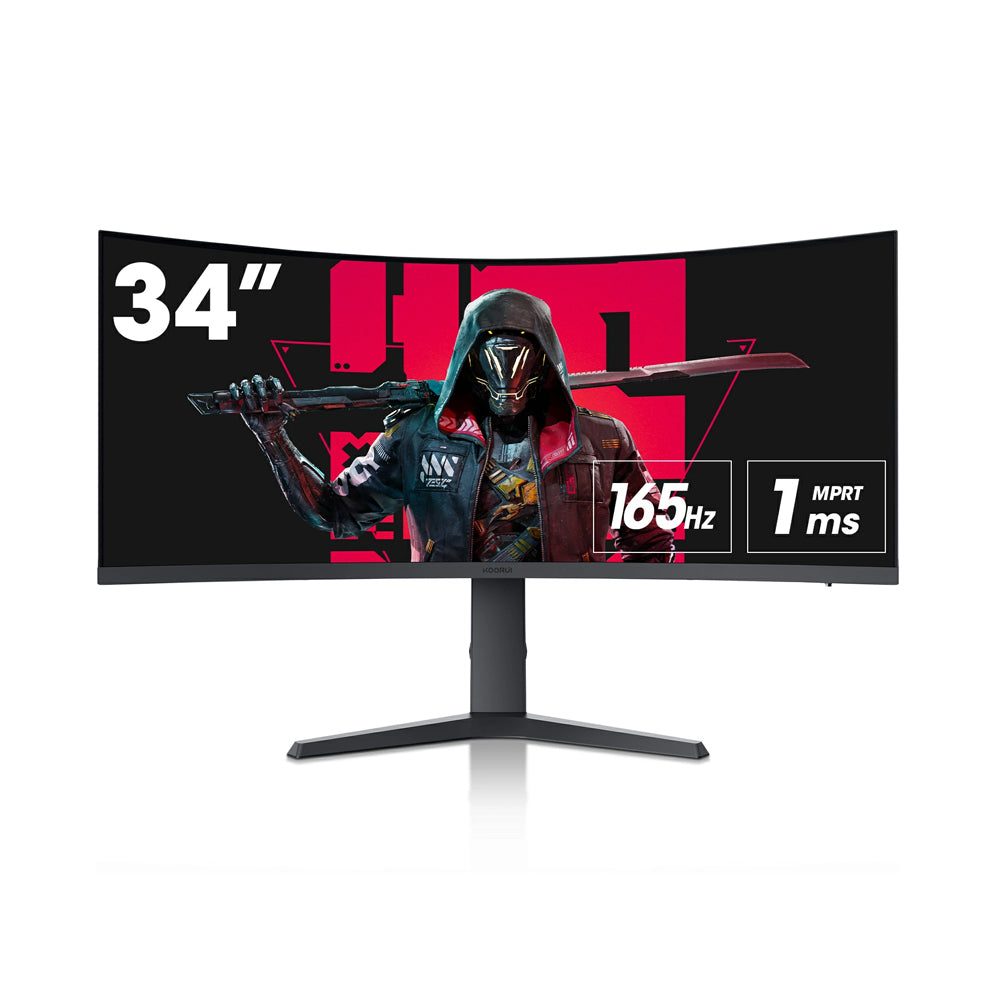 KOORUI 34-Inch Ultra-Wide Gaming Curved Monitor VA WQHD 3440 x 1440 165Hz 1ms | 34E6UC - Image 4