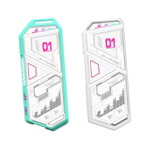 ASUS ROG Strix Arion Hatsune Miku Edition M.2 NVMe SSD Enclosure - USB3.2 Gen 2x1 Type-C (10 Gbps), Dual USB-C to C and USB-C to A Cables, PCIe 2280/2260/2242/2230