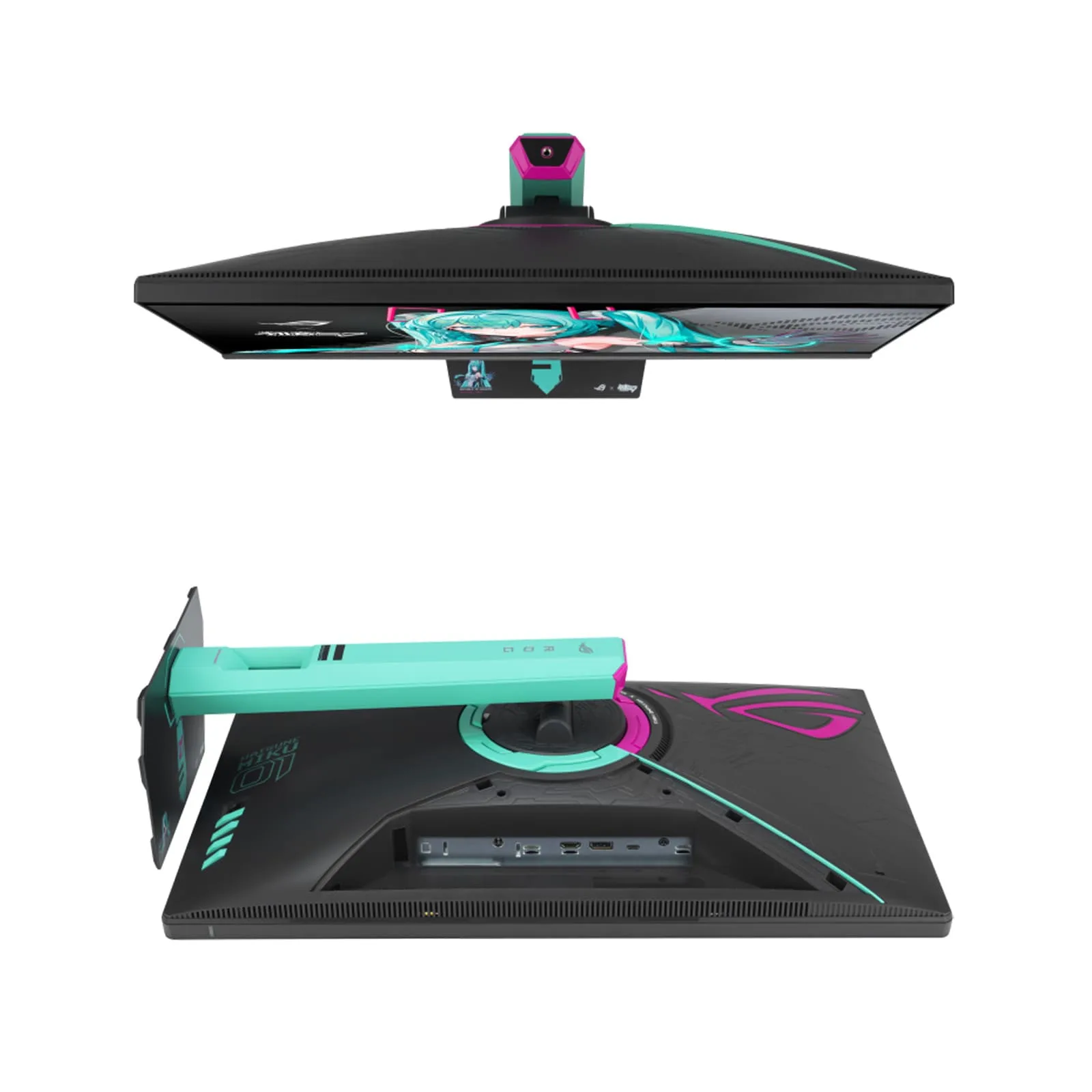 ASUS ROG Strix XG27ACMEG-G Hatsune Miku Edition 27-inch Gaming Monitor, 2K (2560x1440), 260Hz OC (Above 144Hz), 0.3ms (min.), Fast IPS, Extreme Low Motion Blur Sync, USB Type-C, G-Sync | 90LM0C7U-B01371 - Image 5