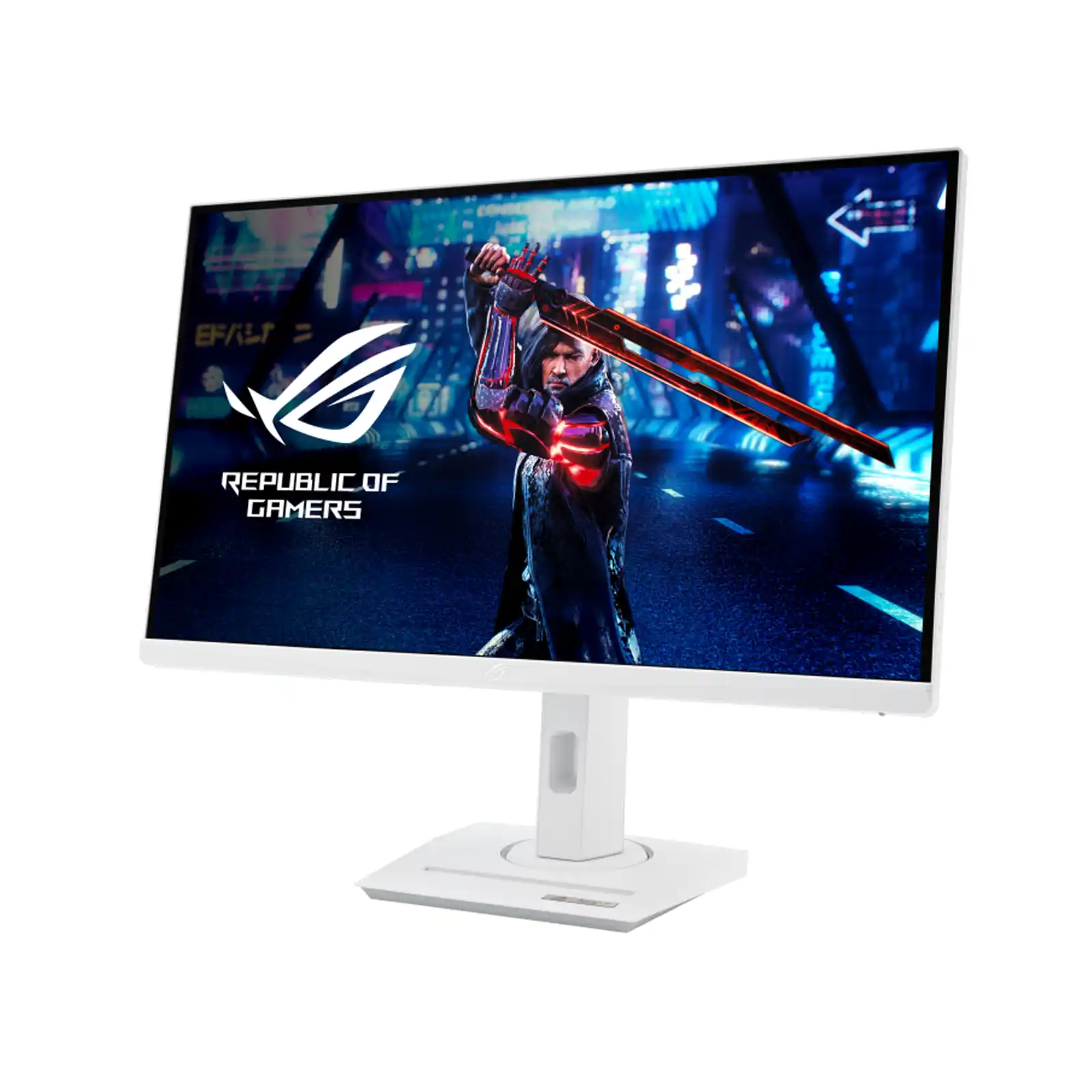 ASUS ROG Strix 27" QHD Fast IPS, 180Hz, 1ms, G-SYNC & FreeSync Compatible Gaming Monitor - White | XG27ACS-W - Image 2