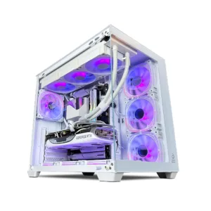 GAME SEKRET Elite Gaming PC - Intel Core i7-14700K | GeForce RTX 5070 12GB | 32GB DDR5 RAM-1TB NVMe SSD | 360mm w/LCD Liquid Cooler-Z790 MB-850W Gold PSU | WiFi-Bluetooth-Windows 11 Pro | Desktop Computer | 1 Year Warranty